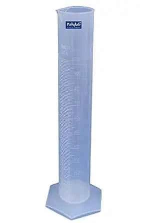 Polypropylene Measuring Cylinder Hexagonal Design (Size: 1000ML)