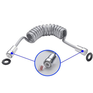 PU Plastic Plating Nozzle Spring Tube Washer Small Nozzle Hose, 2m Long, 3m Long, Combination 1, Combination 2, Combination 3 - laboratorydeal