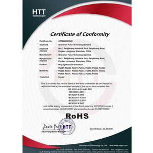 PULUZ 10.2 inch 26cm USB 3 Modes Dimmable Dual Color Temperature LED Curved Ring Vlogging Selfie Photography Video Lights with Bluetooth Remote Shutter & Folding Desktop Holder & Phone Clamp - laboratorydeal