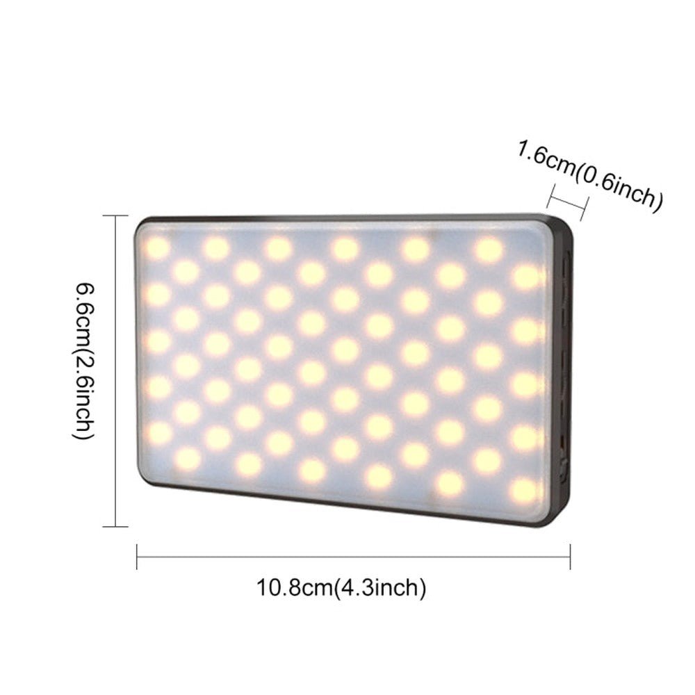 PULUZ 2500K / 9000K 120 LEDs Live Broadcast Video LED Light Photography Beauty Selfie Fill Light with Switchable 6 Colors Filters, 120 LEDs Fill Light - laboratorydeal