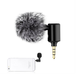 PULUZ 3.5mm Jack Mobile Phone Single Directional Adjustable Microphone, 3.5mm Phone Microphone - laboratorydeal
