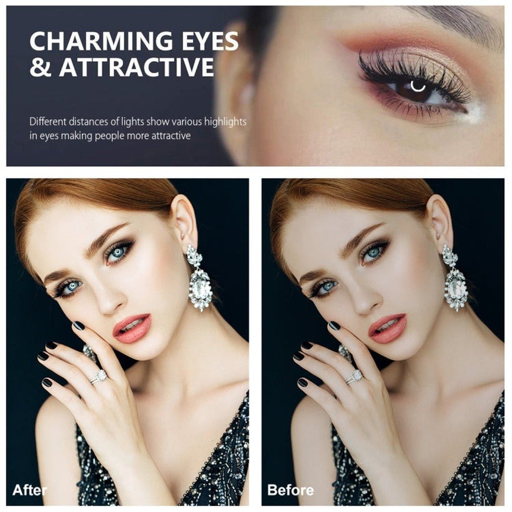 PULUZ 4.7 inch 12cm Curved Surface USB White Light LED Ring Selfie Beauty Vlogging Photography Video Lights, 4.7 inch - laboratorydeal