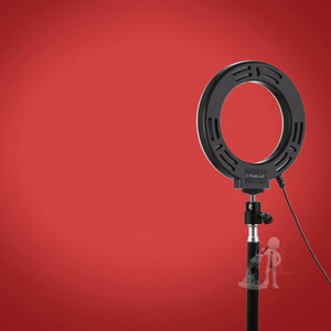 PULUZ 6.2 inch 16cm USB 10 Modes 8 Colors RGBW Dimmable LED Ring Vlogging Photography Video Lights + Desktop Tripod Mount with Cold Shoe Tripod Ball Head, 6.2 inch RGBW+Tripod Mount - laboratorydeal