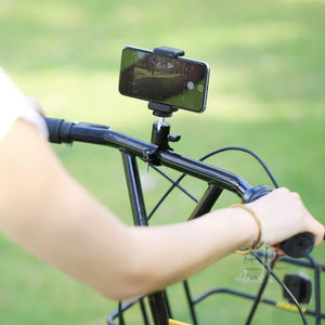 PULUZ Bike Aluminum Handlebar Tripod Ball Head Adapter Mount for GoPro HERO10 Black / HERO9 Black / HERO8 Black /7 /6 /5 /5 Session /4 Session /4 /3+ /3 /2 /1, DJI Osmo Action, Xiaoyi and Other Action Cameras, Ball Head Mount - laboratorydeal