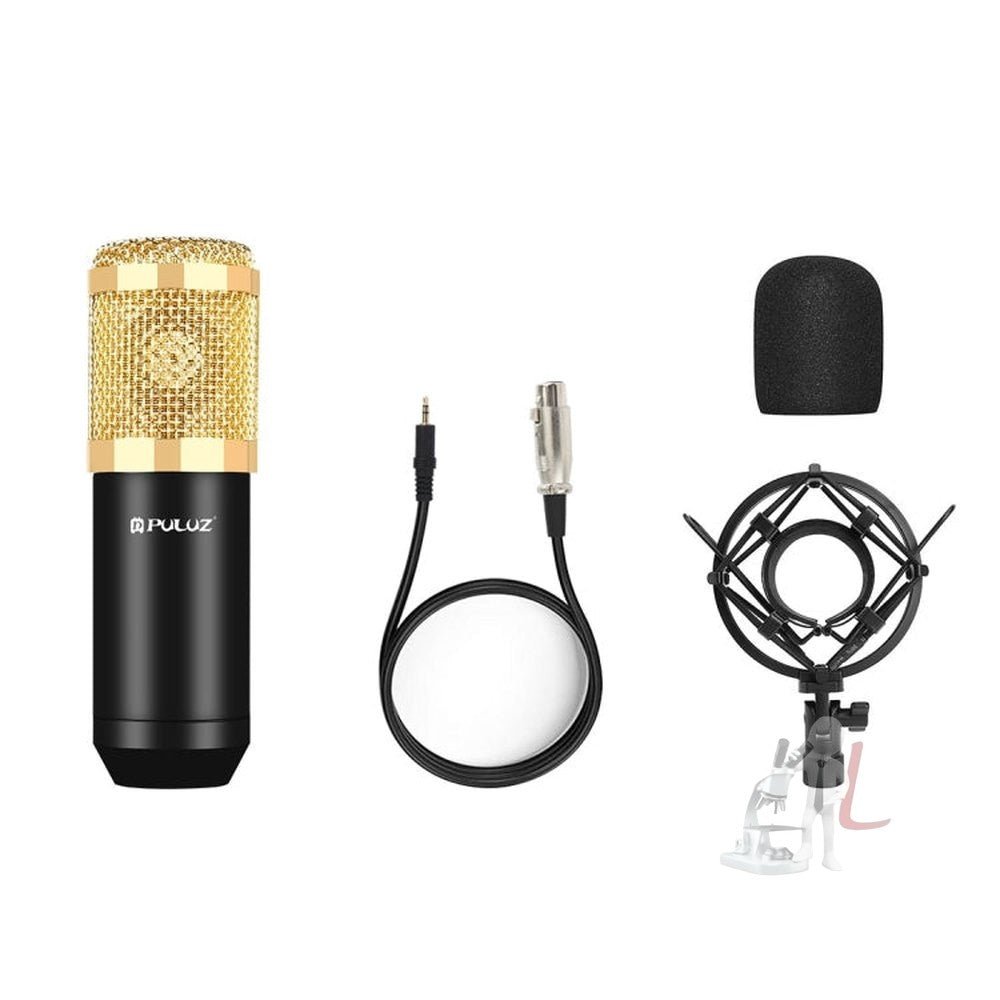 PULUZ Condenser Microphone Studio Broadcast Professional Singing Microphone - laboratorydeal