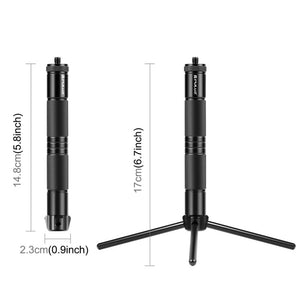 PULUZ Foldable Aluminum Alloy Light Stand Live Tripod Camping Ground Holder - laboratorydeal