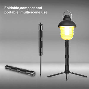 PULUZ Foldable Aluminum Alloy Light Stand Live Tripod Camping Ground Holder - laboratorydeal