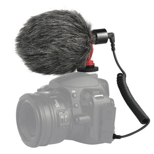 PULUZ Professional Interview Condenser Video Shotgun Microphone with 3.5mm Audio Cable for DSLR & DV Camcorder, Shotgun Microphone - laboratorydeal