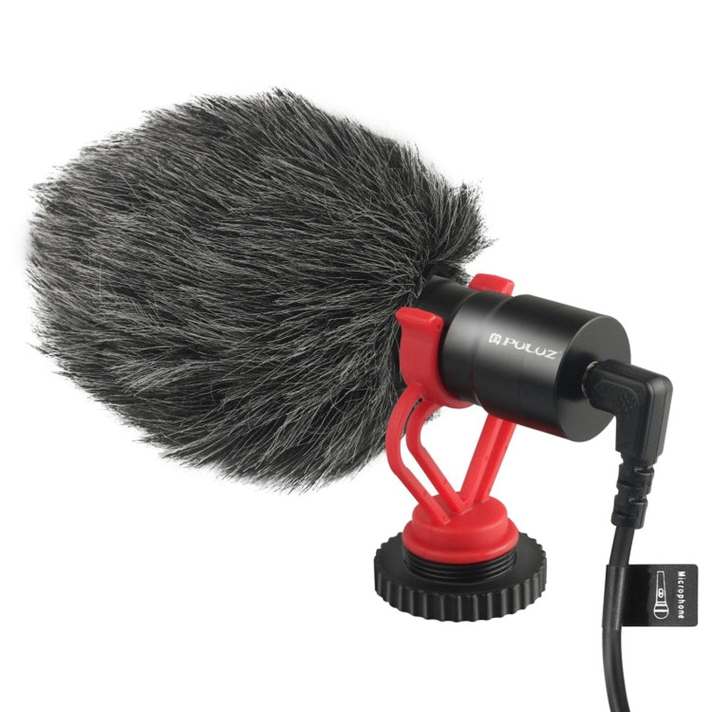 PULUZ Professional Interview Condenser Video Shotgun Microphone with 3.5mm Audio Cable for DSLR & DV Camcorder, Shotgun Microphone - laboratorydeal