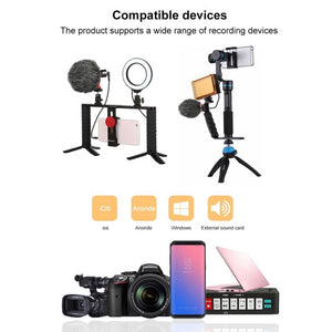 PULUZ Professional Interview Condenser Video Shotgun Microphone with 3.5mm Audio Cable for DSLR & DV Camcorder, Shotgun Microphone - laboratorydeal