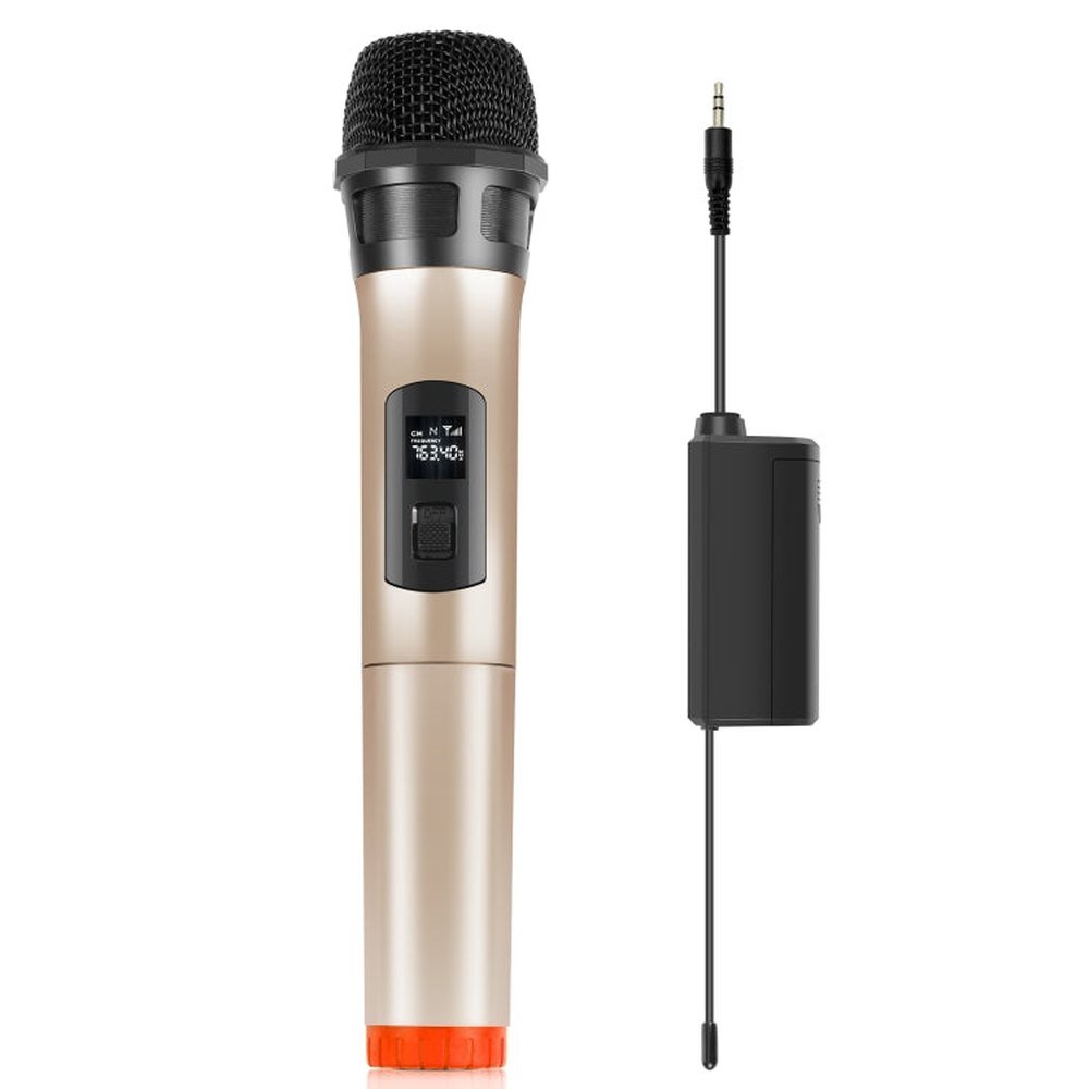 PULUZ UHF Wireless Dynamic Microphone with LED Display, UHF - laboratorydeal