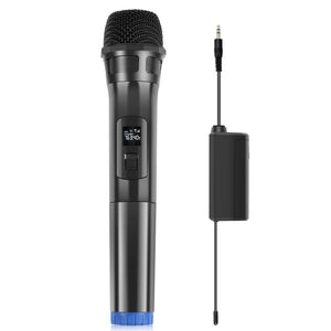PULUZ UHF Wireless Dynamic Microphone with LED Display, UHF - laboratorydeal