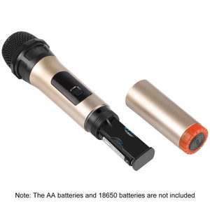 PULUZ UHF Wireless Dynamic Microphone with LED Display, UHF - laboratorydeal