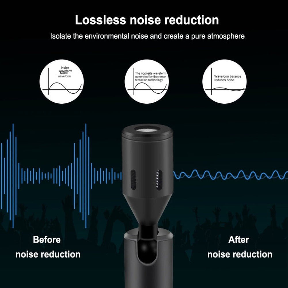 PULUZ USB - C / Type - C Jack Mobile Phone Omnidirectional Condenser Adjustable Microphone, Not for Samsung Series Phones, Type - C Phone Microphone - laboratorydeal