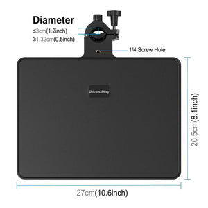 PULUZ Upgrade Version Live Tripod Sound Card Tray, Size: 27 x 20.6cm, Upgrade Sound Card Tray - laboratorydeal
