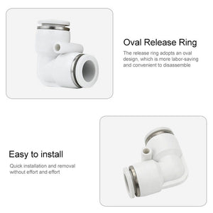 PV-16 LAIZE 2pcs PV Elbow Pneumatic Quick Fitting Connector, PV-4 (10pcs), PV-6 (10pcs), PV-8 (10pcs), PV-10 (10pcs), PV-12 (10pcs), PV-16 (2pcs)