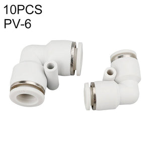 PV-16 LAIZE 2pcs PV Elbow Pneumatic Quick Fitting Connector, PV-4 (10pcs), PV-6 (10pcs), PV-8 (10pcs), PV-10 (10pcs), PV-12 (10pcs), PV-16 (2pcs)