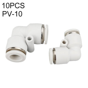 PV-16 LAIZE 2pcs PV Elbow Pneumatic Quick Fitting Connector, PV-4 (10pcs), PV-6 (10pcs), PV-8 (10pcs), PV-10 (10pcs), PV-12 (10pcs), PV-16 (2pcs)