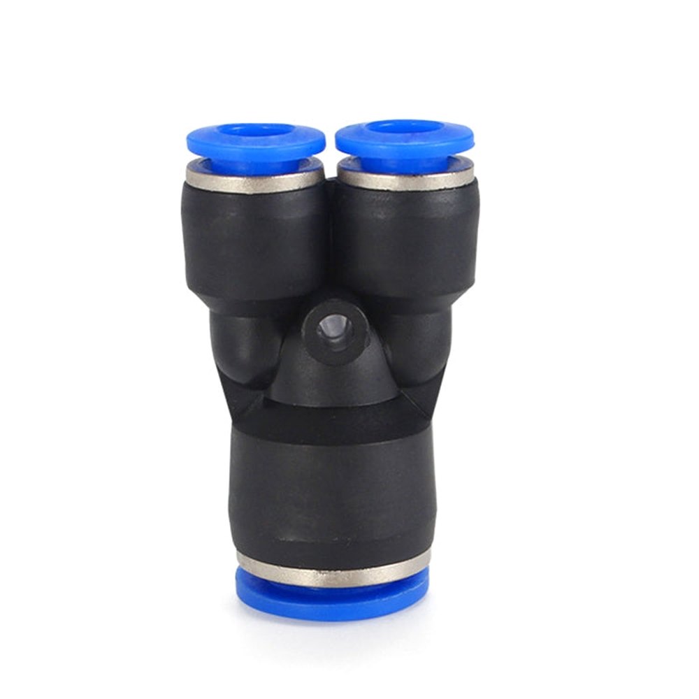 PW16-12 LAIZE 2pcs Plastic Y-type Tee Reducing Pneumatic Quick Fitting Connector, PW6-4, PW8-4, PW8-6, PW10-6, PW10-8, PW12-8, PW12-10, PW16-12 (2pcs)