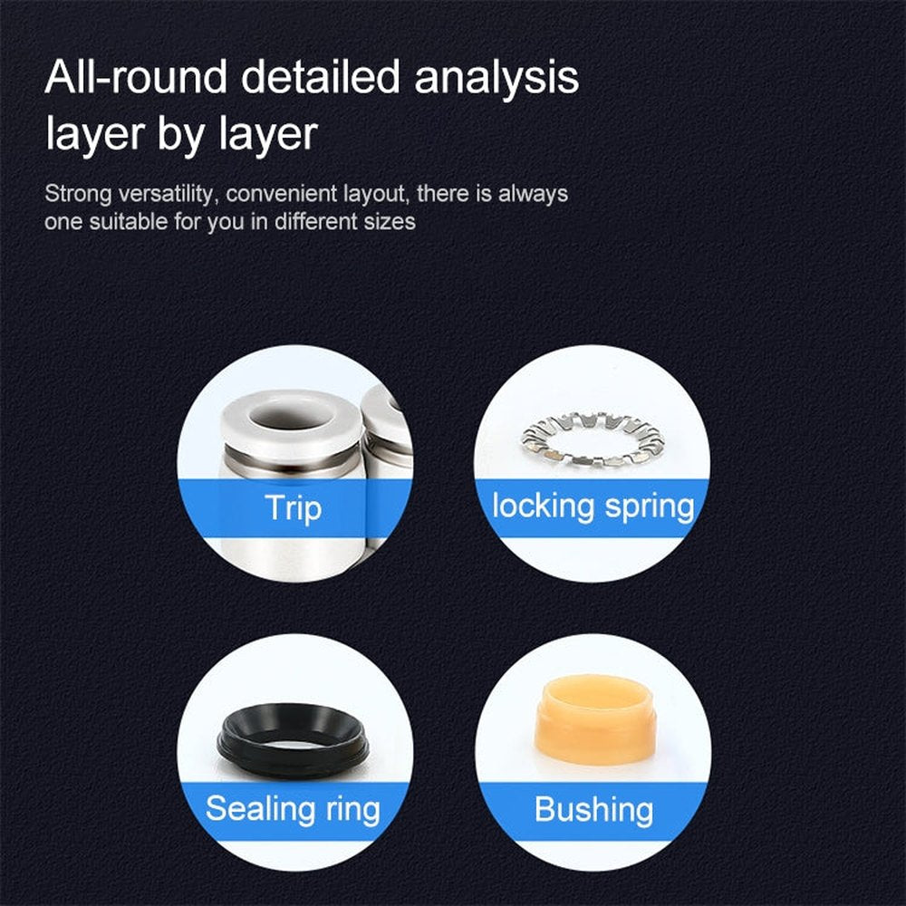 PW6-4 LAIZE 2pcsPW Y-type Tee Reducing Pneumatic Quick Fitting Connector, PW6-4 (2pcs), PW8-4 (2pcs), PW8-6 (2pcs), PW10-6 (1pc), PW10-8 (2pcs), PW12-8 (1pc), PW12-10 (1pc), PW16-12 (1pc)