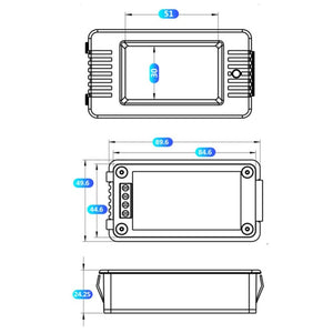 Peacefair English Version Multifunctional AC Digital Display Power Monitor, 5A, 10A, 100A (Closed CT), 100A (Open and Close CT)