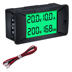 Peacefair PZEM-025 DC Multifunctional DC Digital Display Tester, 50A, 100A, 200A, 300A