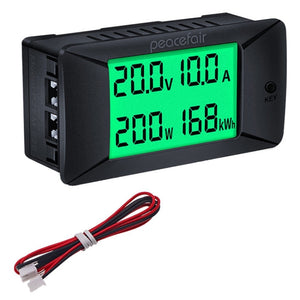 Peacefair PZEM-025 DC Multifunctional DC Digital Display Tester, 50A, 100A, 200A, 300A