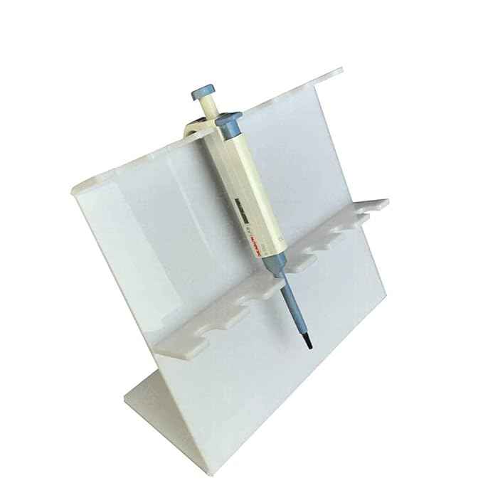 Pipettor Stand, Useful Pipette Rack for Lab, Stable Holding up 6 Pipettors