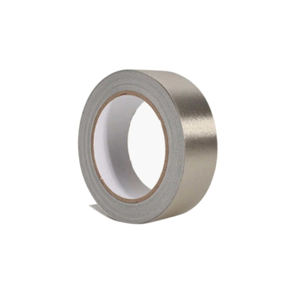 Plain Weave Double-sided Conductive Cloth Adhesive Cloth Single Sided Adhesive EMI Shielding Button Repairs, Size: 20m x 2.5cm, Size: 20m x 2.5cm