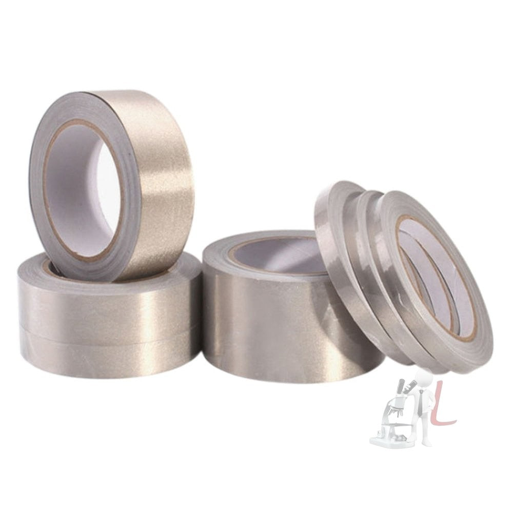 Plain Weave Double-sided Conductive Cloth Adhesive Cloth Single Sided Adhesive EMI Shielding Button Repairs, Size: 20m x 5cm, Size: 20m x 5cm