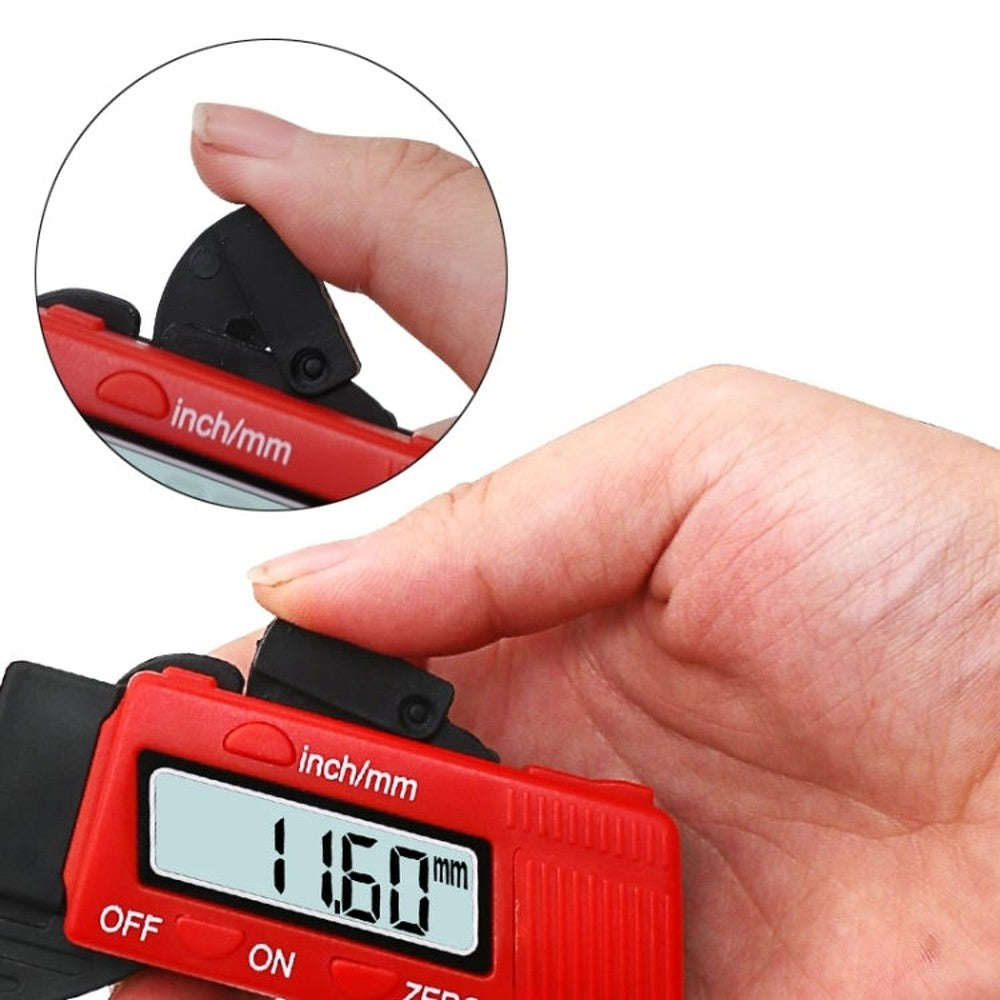 Plastic Electronic Digital Thickness Gauge Professional Construction Tools