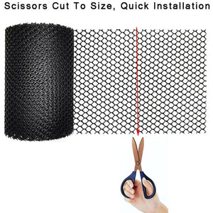 Plastic Gutter Guard Prevent Leaves or Debris From Clogging Downspouts and Drains, 16cm x 6m With 15pcs Nails, 18cm x 8m With 15pcs Nails, 18cm x 8m Without Nails - laboratorydeal