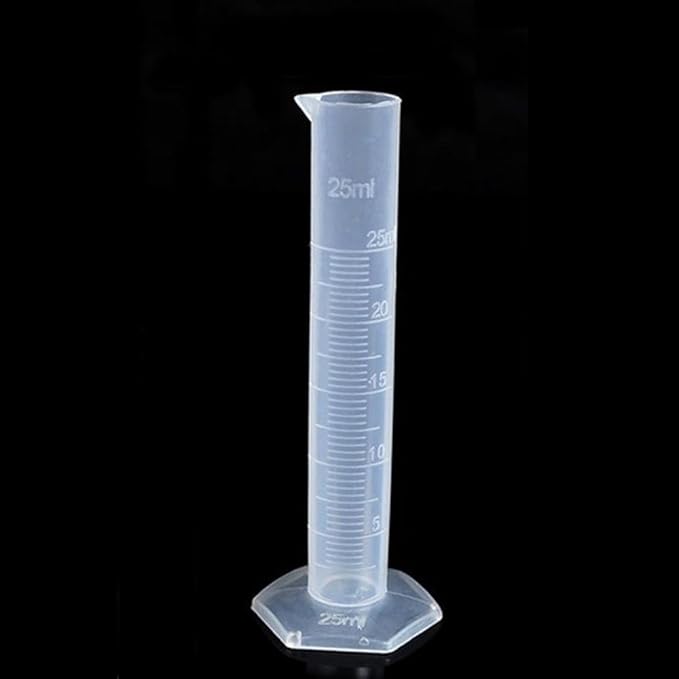 Plastic Graduated Cylinder, 25ml Measuring Cylinder