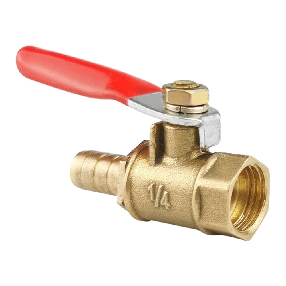 Pneumatic Hose Connector Copper Ball Valve, Inside 2-Barb 8mm, Inside 2-Barb 10mm, Inside 3-Barb 8mm, Inside and Outside 1 1/8 inch, Inside and Outside 2 1/4 inch, Inside and Outside 3 3/8 inch, Inside and Outside 4 1/2 inch, Double Inside 1 1/8 inch