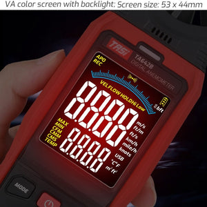 Portable Digital Wind Speed Meter Air Volume Tester, TASI TA642A, TASI TA642B, TASI TA642C