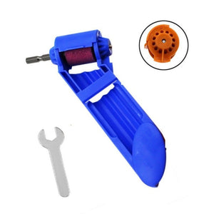 Portable Iron Straight Shank Twist Drill Bit Grinder, With Bucket Orange, With Bucket Blue, Accessories, Grindstone, No Buckle Dark Orange, No Buckle Blue - laboratorydeal