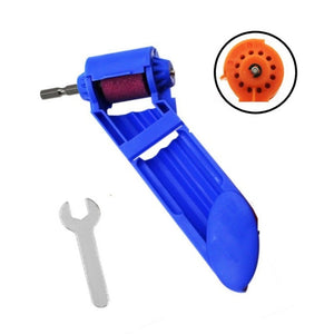Portable Iron Straight Shank Twist Drill Bit Grinder, With Bucket Orange, With Bucket Blue, Accessories, Grindstone, No Buckle Dark Orange, No Buckle Blue - laboratorydeal