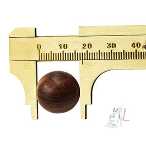 Portable Mini Brass Sliding 100mm Gauge Vernier Bead Jewelry Measuring Caliper, 100mm