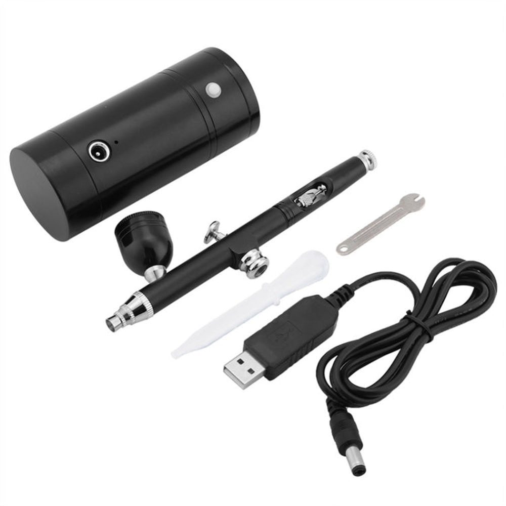 Portable Rechargeable Mini Electric Small Airbrush Air Pump Set Color Painting Tool For Painting, Airbrush Air Pump - laboratorydeal