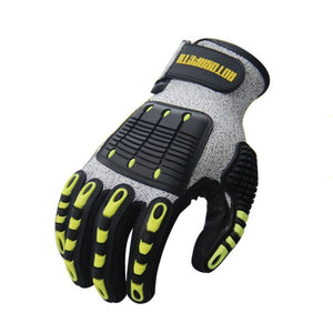 ROTOSAFETY RZT - HFZ20 Shock - Proof Anti - Smashing Anti - Cutting Anti - Collision Gloves TPR Mechanical Maintenance Fire Rescue Miners Mining Anti - Stab Gloves, M, L, XL - laboratorydeal
