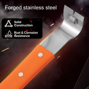 RUITOOL Stainless Steel Pry Bar Multi - Purpose Scraper Woodworking Decoration Non - Slip Nailer - laboratorydeal