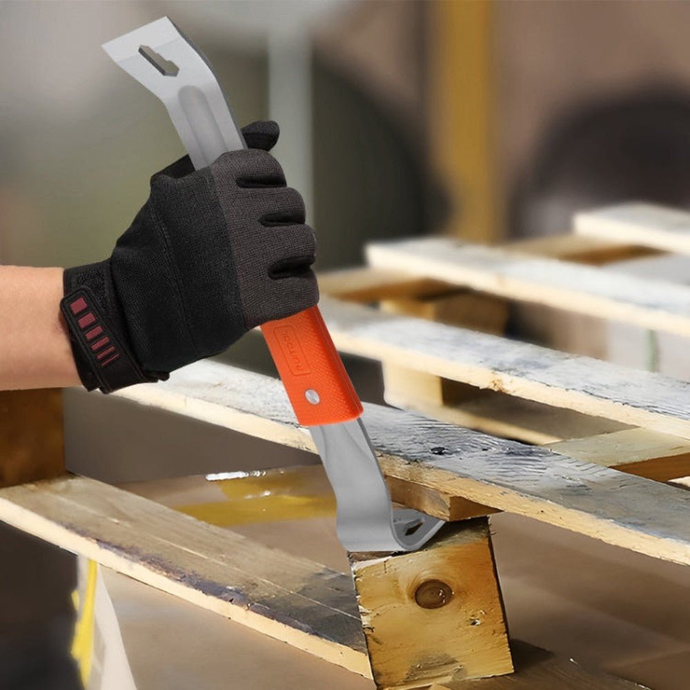 RUITOOL Stainless Steel Pry Bar Multi - Purpose Scraper Woodworking Decoration Non - Slip Nailer - laboratorydeal