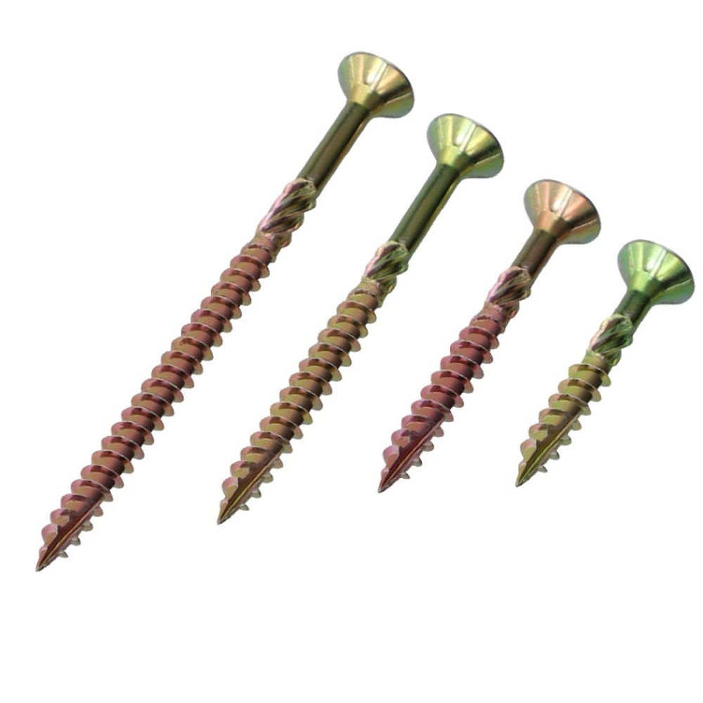 RUITOOL T25 100pcs Woodworking Screws Torx Self Tapping Screws, 5 x 80mm, 4.5 x 60mm, 4.5 x 45mm, 4.5 x 35mm - laboratorydeal