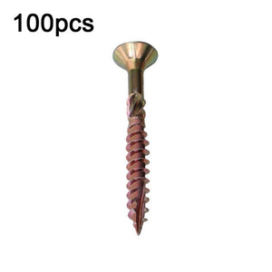 RUITOOL T25 100pcs Woodworking Screws Torx Self Tapping Screws, 5 x 80mm, 4.5 x 60mm, 4.5 x 45mm, 4.5 x 35mm - laboratorydeal