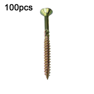 RUITOOL T25 100pcs Woodworking Screws Torx Self Tapping Screws, 5 x 80mm, 4.5 x 60mm, 4.5 x 45mm, 4.5 x 35mm - laboratorydeal