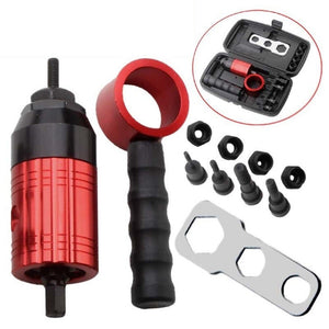 Ram Conversion Head Clutch Type Manual Riveting Accessories Combination, 8pcs/set - laboratorydeal