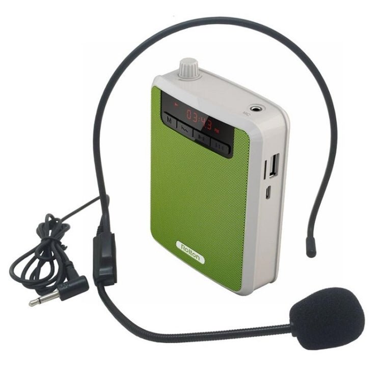 Rolton K300 Portable Voice Amplifier Supports FM Radio/MP3, Purple, Green, Black, Orange - laboratorydeal