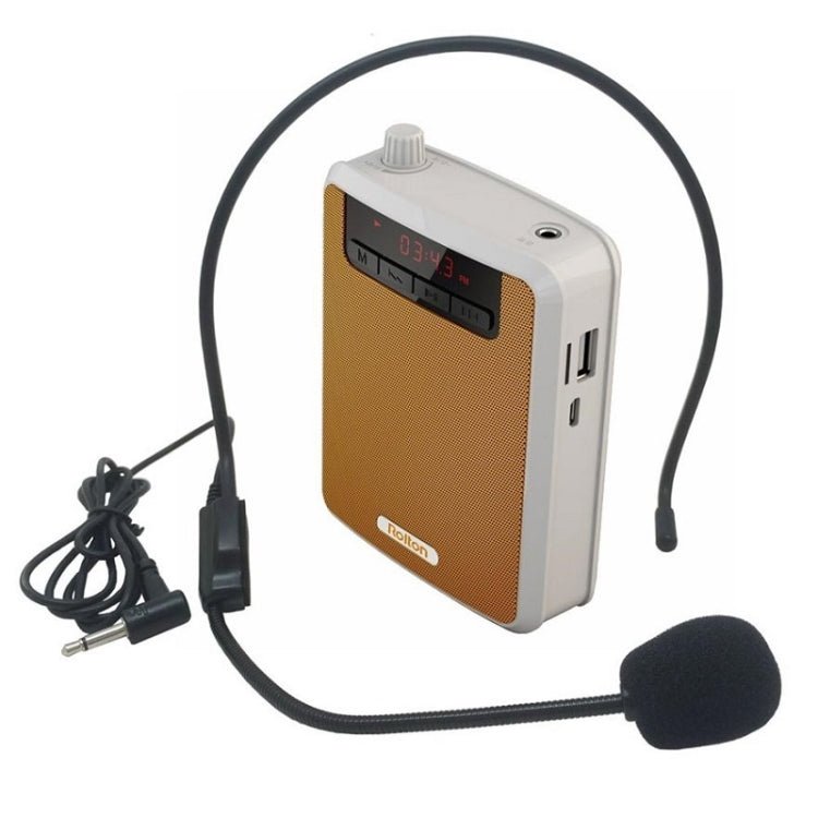 Rolton K300 Portable Voice Amplifier Supports FM Radio/MP3, Purple, Green, Black, Orange - laboratorydeal