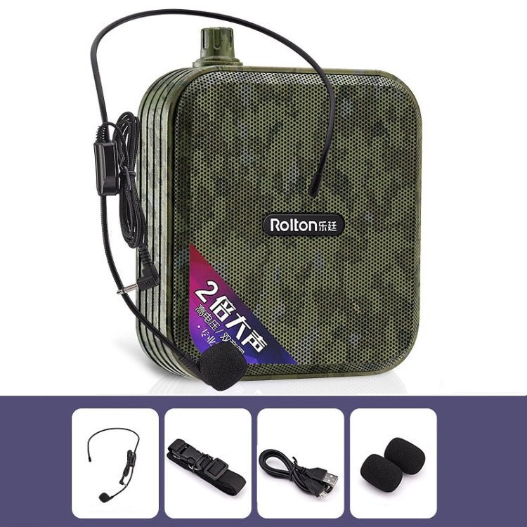 Rolton K600 7.4V Bluetooth Audio Speaker Megaphone Voice Amplifier Without Transmitter, Without Transmitter - laboratorydeal