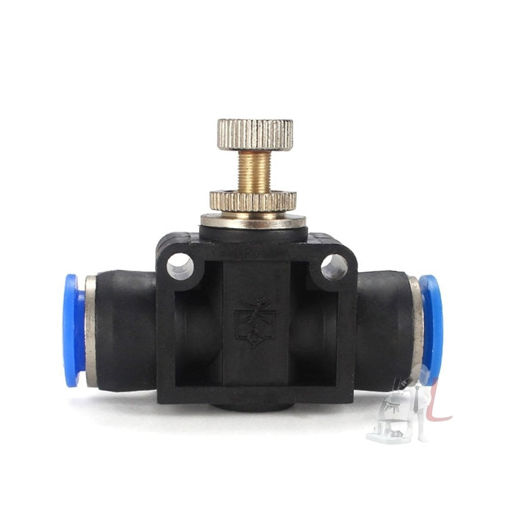 SA-4 LAIZE 2pcs Pipe Throttle Valve Quick Fitting Pneumatic Connector, SA-4 (2pcs), SA-6 (2pcs), SA-8, SA-10, SA-12